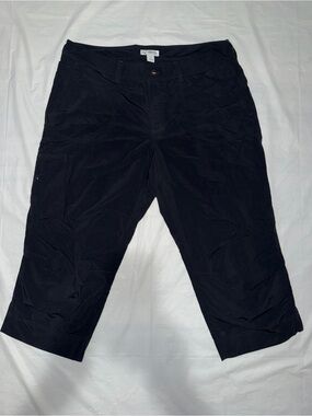 Men's Black Cargo Shorts Capri - Classic Utility Style